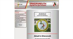 Desktop Screenshot of erkersreuth.de
